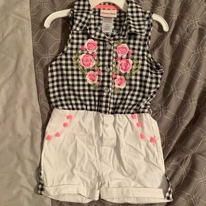 🎈 Checkered Romper (Toddler)